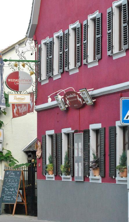 Weingasthof Zum Weissen Ross Osthofen Zewnętrze zdjęcie